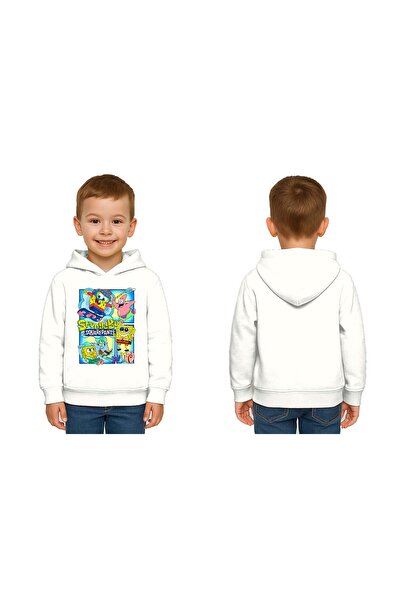 SEDİRLİ Hanorac unisex SpongeBob cu imprimeu pentru copii Swae tricou cu glug...