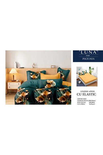 Pucioasa 6-piece Cerarceaf thick fine bed linen with elastic