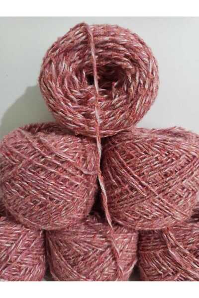 İPEK YÜN İPLİK DÜNYASI Ață groasă de tricotat Angora (roz, trandafir uscat, c...