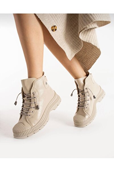 BARIŞ AKBULUT Wool Inside Rubber Sole Vegan Boots