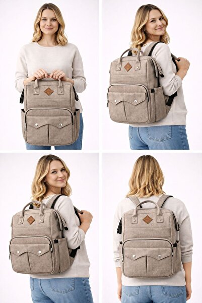 luqqa baby Mother Baby Care Bag Backpack – Multi-Compartment, Thermal Bottle ...