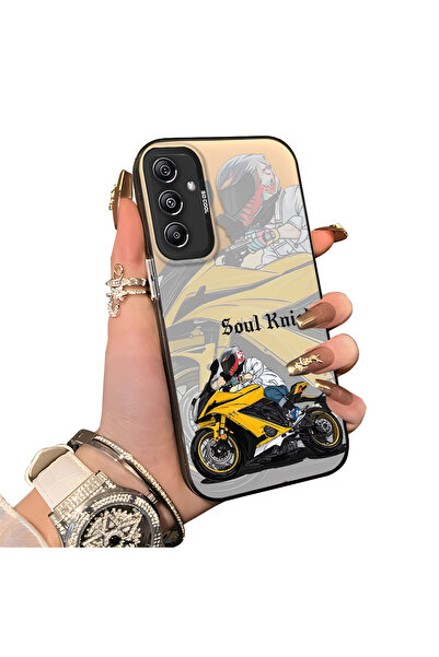 ucuc حافظة سامسونج جالاكسي M34 5G متوافقة مع الحافة السيليكونية الصلبة والمضا...