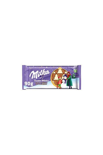 Milka Milk Chocolate And White Chocolate 90G