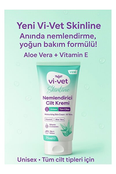 Vi-vet Vivet Skinline Nemlendirici Cilt Kremi Tüm Ciltler 75ml Unisex