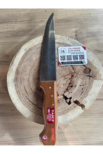 Karadağ 🔪 TAŞÇI Kasap Bıçağı 16 cm – El Yapımı Paslanmaz Çelik Profesyonel B...