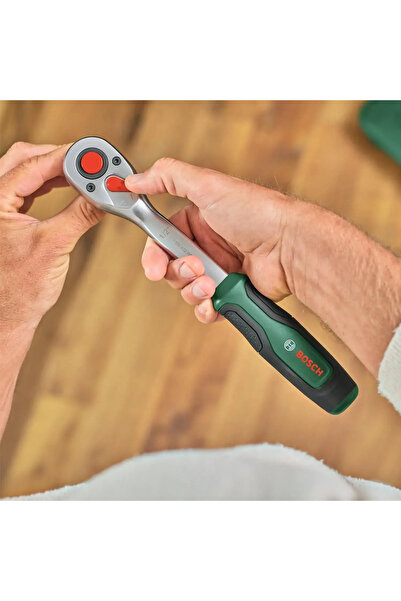 Bosch 1/4'' + 1/2'' 57 Parça Lokma Anahtar Takımı 1600A02Z9G