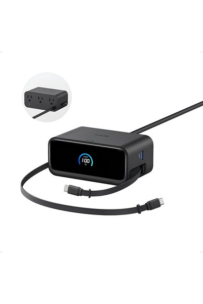 Anker Nano Charging Station, 7-in-1 USB-C Power Strip for iPhone 16, 2.3 ft ,...