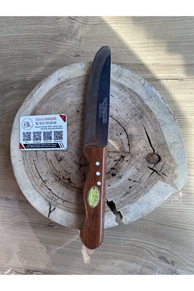 Karadağ Sami Kocakaya Yüzme Bıçağı Kahverengi 12 CM – El Yapımı Paslanmaz Çel...