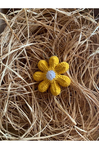 Handmade تعليقة زهرة أميجورومي وسلسلة مفاتيح