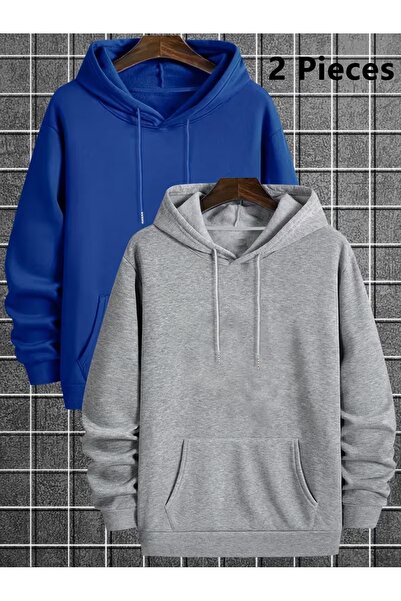 rocassi Hanorac unisex cu glugă mărime mare