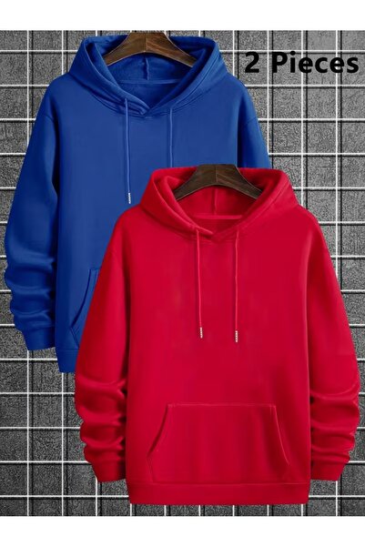 rocassi Hanorac unisex cu glugă mărime mare