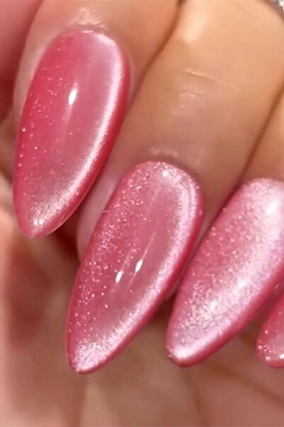 Dvl Kedi Gözü 30 adet Takma Tırnak - Cat Eyes (Yansımalı) Kendinden Yapışkanl...