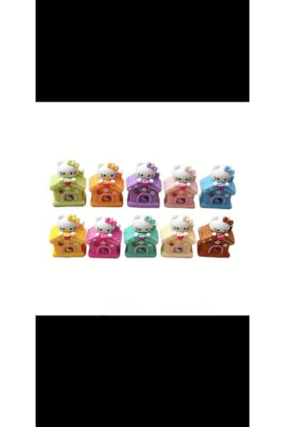 SANRIO Hello Kitty,Mini Reçine Süs,Dekoratif Figür,Ofis.Masaüstü