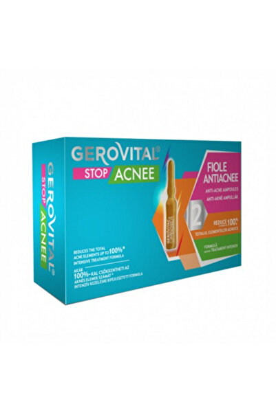 Farmec Gerovital Stop Acnee fiole antiacneice 10x2ml Zephyr Labs