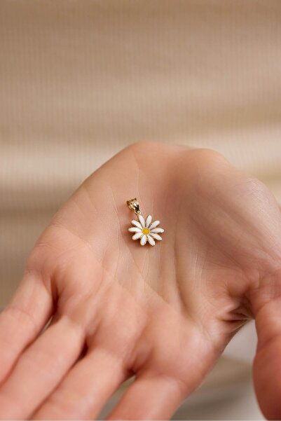 Tufanlar Kuyumculuk 14 Ayar Papatya Altın Kolye Ucu