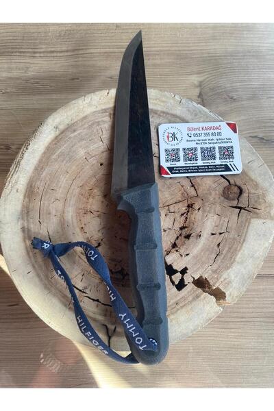 Karadağ 🔪 Dövme Makas Kelle Bıçağı 15 cm – El Yapımı