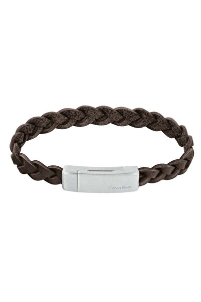 Calvin Klein سوار رجالي ملفوف ومضفر