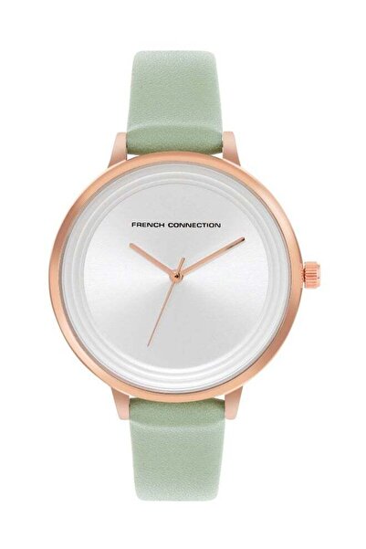 French Connection Women's Analog Watch with Blue Dial and Blue Stainless Stee...