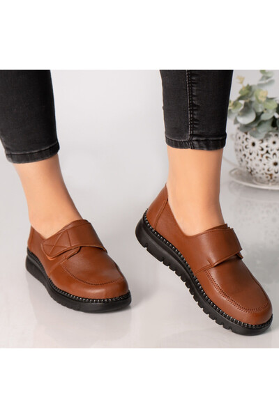 ADS Pantofi damă agabia maro din piele, 37