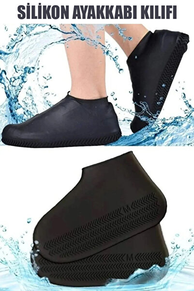 CMT Silicone Rain Protective Shoe Cover Non-Slip Water Dirt Proof 35-41