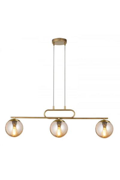 RONİSU AYDINLATMA Lioren Camlı Yemek Masası Avize RA-AVZ- 5647-29-81