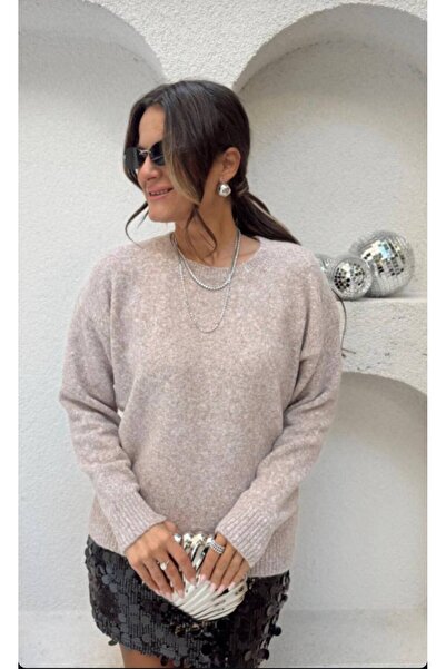 Koçer Triko Plain Crew Neck - Casual and Comfortable - Soft Textured Crew Neck