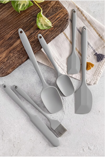 FH finehome Molin 6 Piece Silicone Serving Set Gray