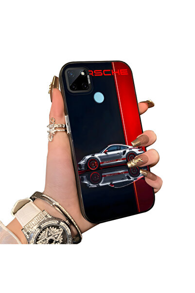 ucuc حافظة مضادة للسقوط من السيليكون المتوافقة مع هاتف Realme C21Y/C25Y، بتصم...