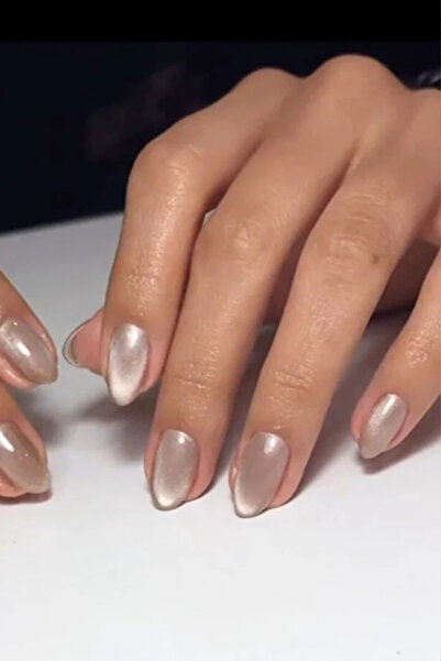 Dvl Kedi Gözü 30 adet Takma Tırnak - Cat Eyes (Yansımalı) Kendinden Yapışkanlı Takma Tırnak Seti