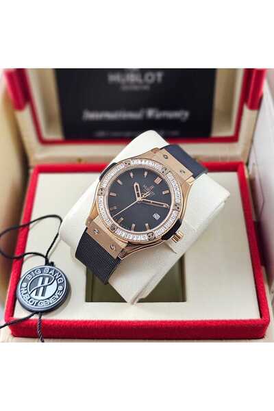 Hublot Hublot Big Bang Steel Diamond Watch - Zircon Bezel, Dashed Dial