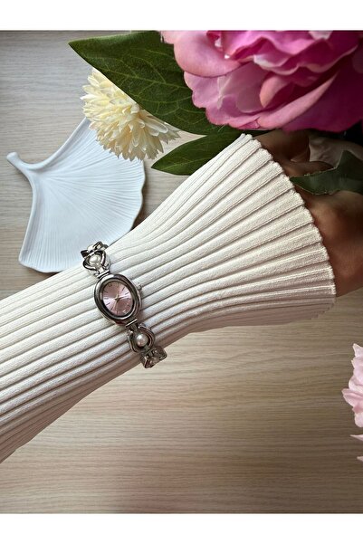 rubsey Retro Minimal Metal Cord Vintage Women's Wristwatch Pearl Model Inside...