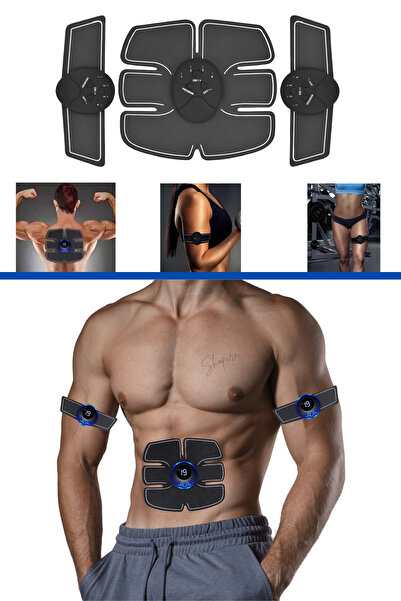 Shopura Karın Kası ve Kas Geliştirici EMS Cihazı , Vücut Kalça Şekillendirici...