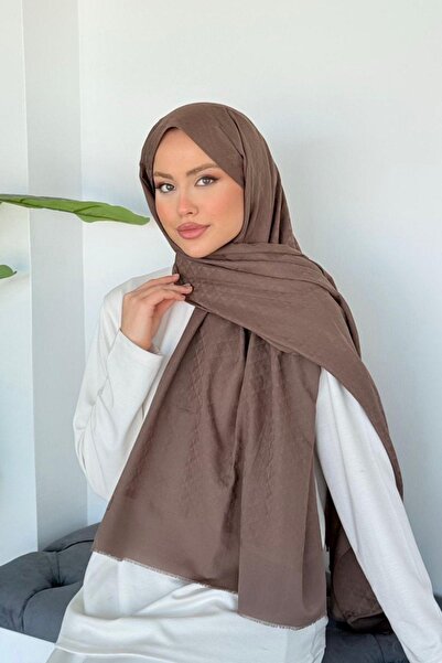 Hazamoda إيفا شال من القطن العضوي المنك