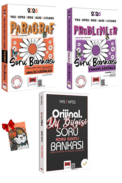 Yargı Yayınları 2026 KPSS Papatya Serisi Problemler - Paragraf & Orijinal Ser...