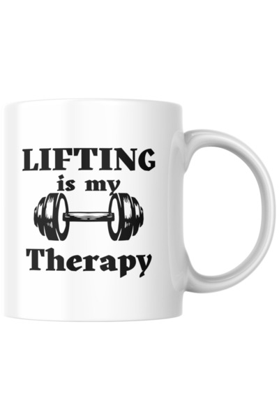 Bee Funky Προσωποποιημένη κούπα – Η άρση βαρών είναι η θεραπεία μου