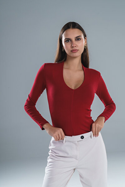 Paw Garage Women's Buzzy Fabric Long Sleeve Blouse