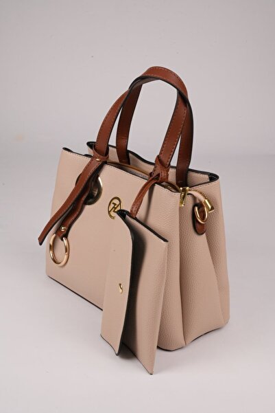 Matris Fashion حقيبة نسائية من تصميم زانس ديزاين بلون المشمش - الرمز 810