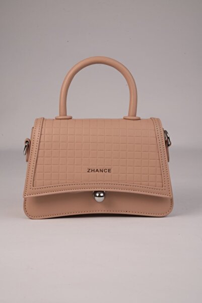 Matris Fashion حقيبة نسائية من تصميم زانس ديزاين بلون المشمش - الرمز 9916-1