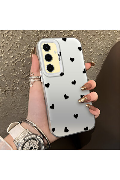 ucuc حافظة سامسونج جالاكسي S24 Fe المتوافقة مع الحافة السيليكونية الصلبة والم...