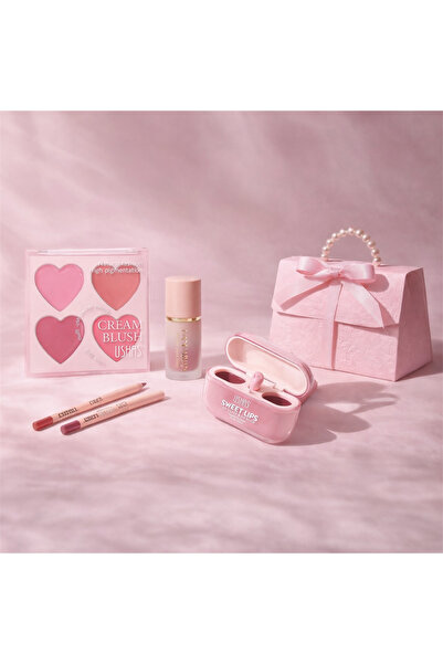 Makeup Set Make-Up Cadou Premium – Blush, Creioane Buze, Ruj & Gloss cu Ambalaj Unic