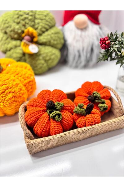 atölye +1 Sepetli Üçlü El Örgüsü Kabak