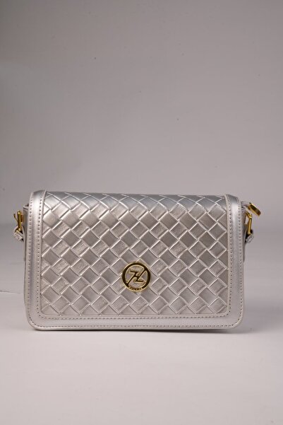 Matris Fashion حقيبة نسائية فضية من تصميم زانس - الرمز 6911