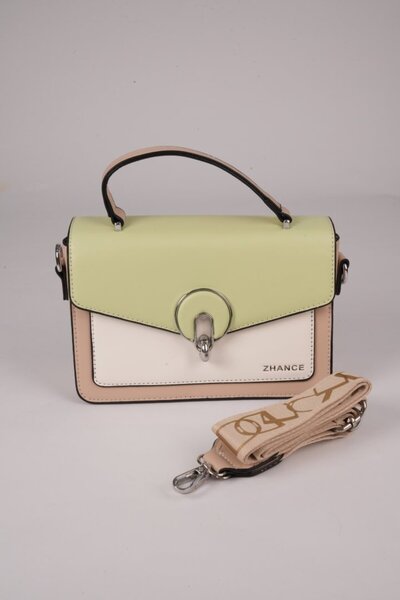 Matris Fashion حقيبة نسائية خضراء من تصميم زانس - الرمز 9824-8