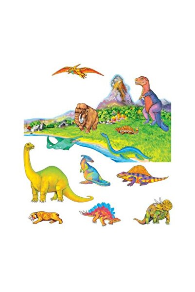 OEMN Set piese dinozauri pentru flanelograf