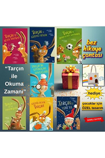 TÜRKİYE İŞ BANKASI KÜLTÜR YAYINLARI Tarçın Hikaye Kitapları Seti (7 Kitap) + ...