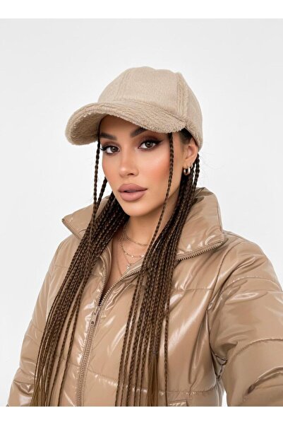 Goldmine Kadın Yumuşak Peluş Cap Şapka