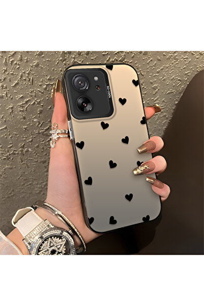 ucuc Xiaomi Mi 13T/Mi 13T Pro Uyumlu Silikon Kenar Sert Arka Anti Düşme Kılıf...