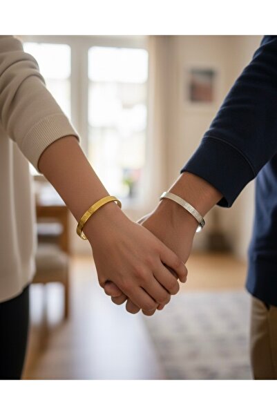 LEYLİ Çiftler İçin Ayetel Kürsi Çelik Bileklik (2adet)