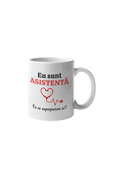 Bee Funky Cană personalizată - Sunt asistentă medicală II