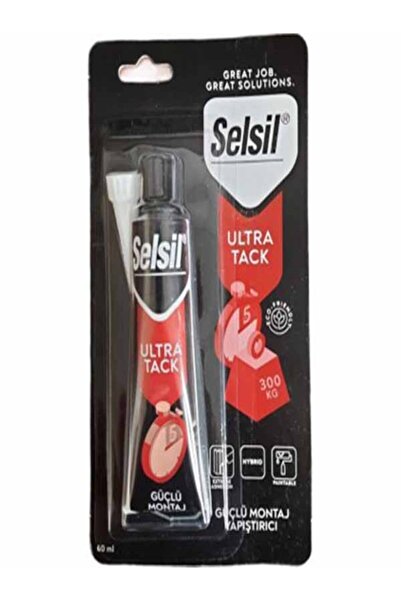 Selsil ULTRA TACK KORNİŞ SİLİKONU TÜP 60 ML